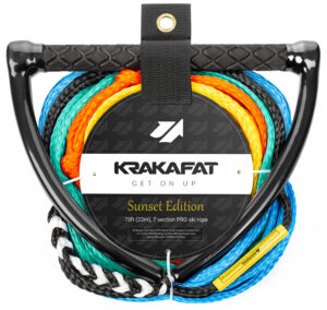 75ft Pro Ski Rope, 7 Section - Sunset Edition